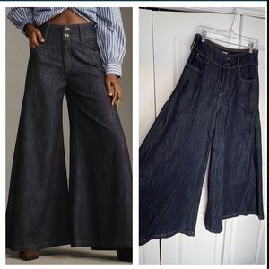 Pilcro Dramazzo Wide-Leg Jeans